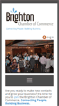 Mobile Screenshot of brightonchamber.org